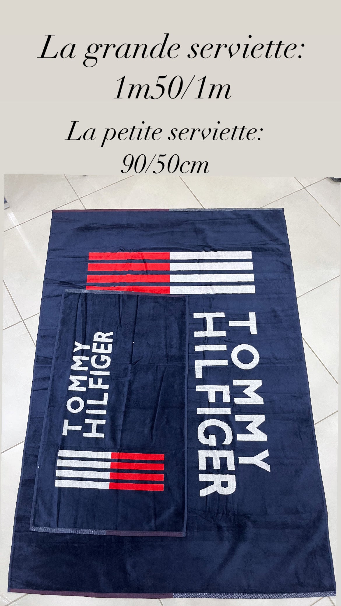 Serviettes de bain TOMMY HIGHLFGER