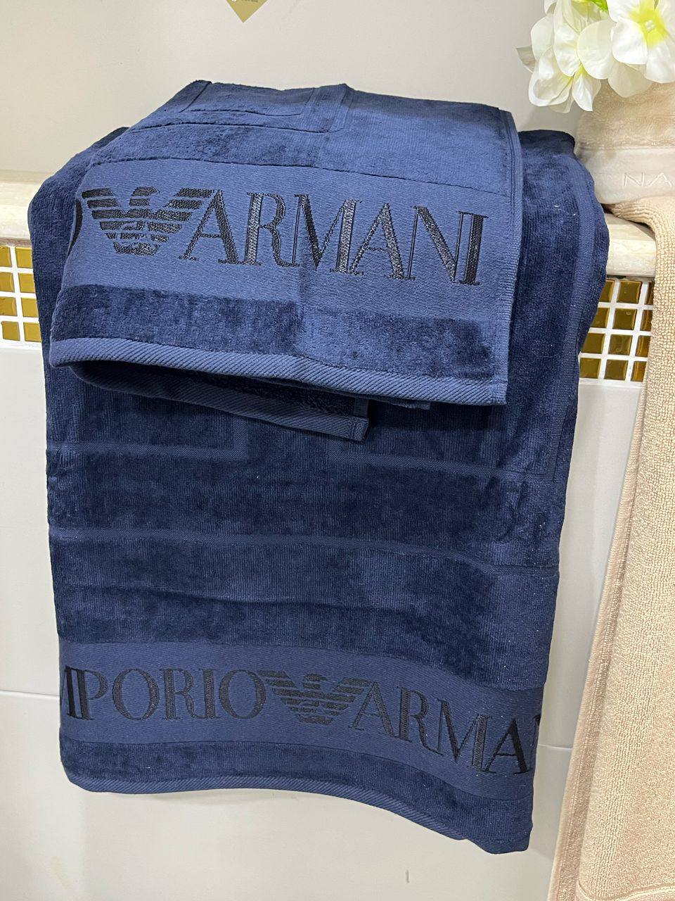 Serviettes de bain Armani