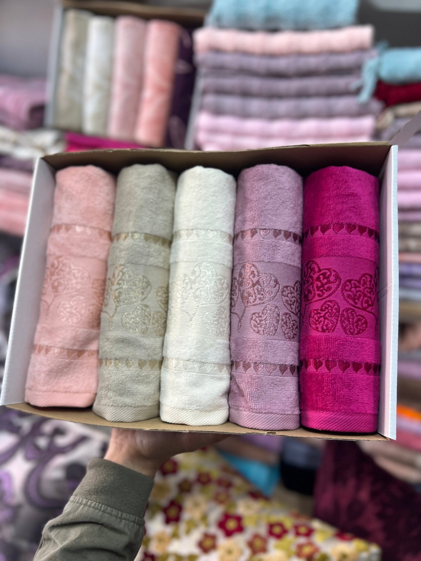 Pack serviettes visage 5 pièces