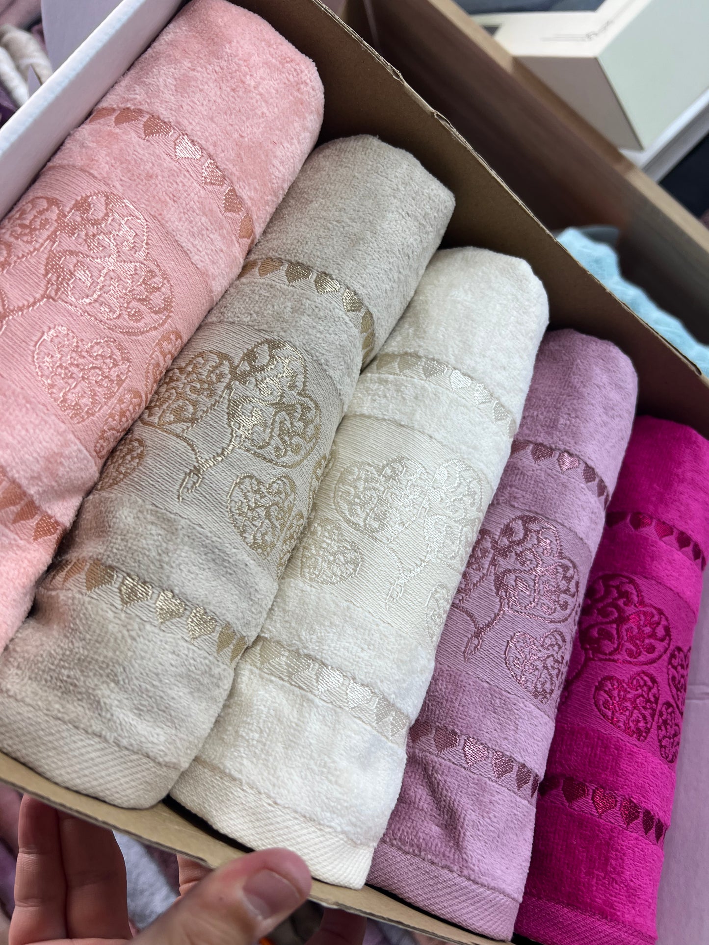 Pack serviettes visage 5 pièces